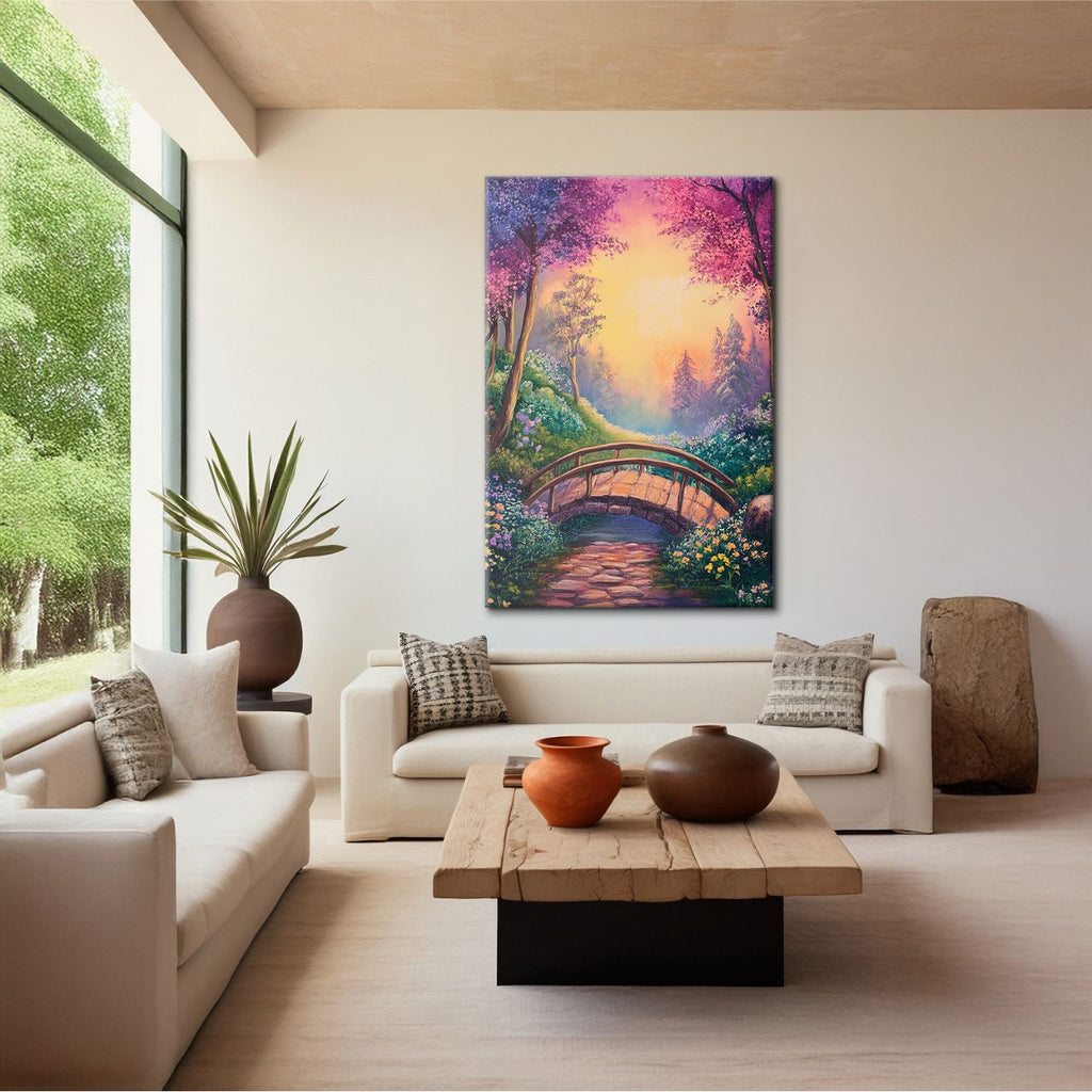 Peaceful Garden Bridge