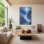 Midnight Moon over Water