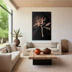 Copper Rose Etching - 2