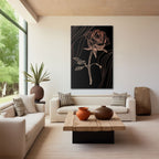 Copper Rose Etching - 3