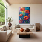 Fiery Gerbera Impression