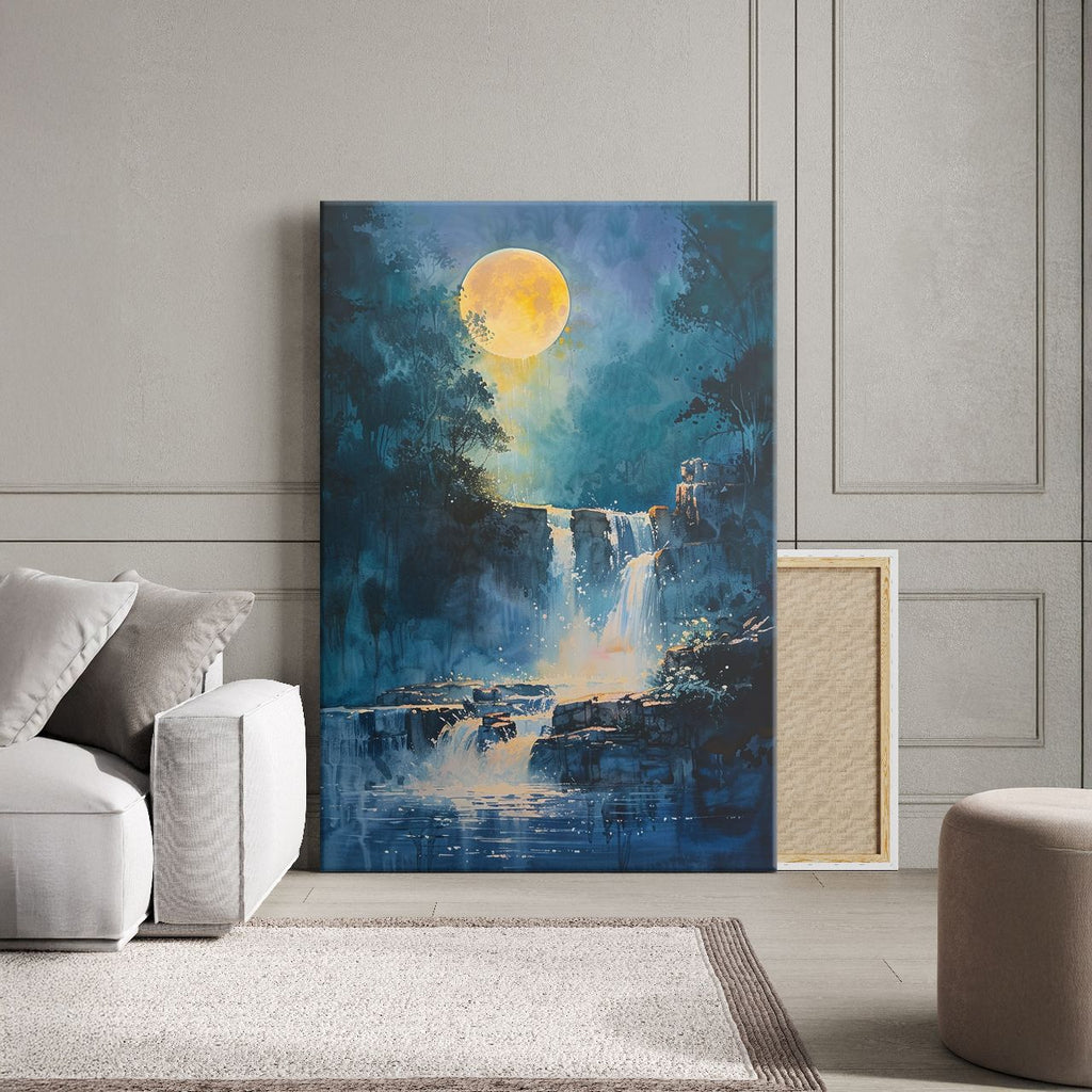 Lush Green Waterfall