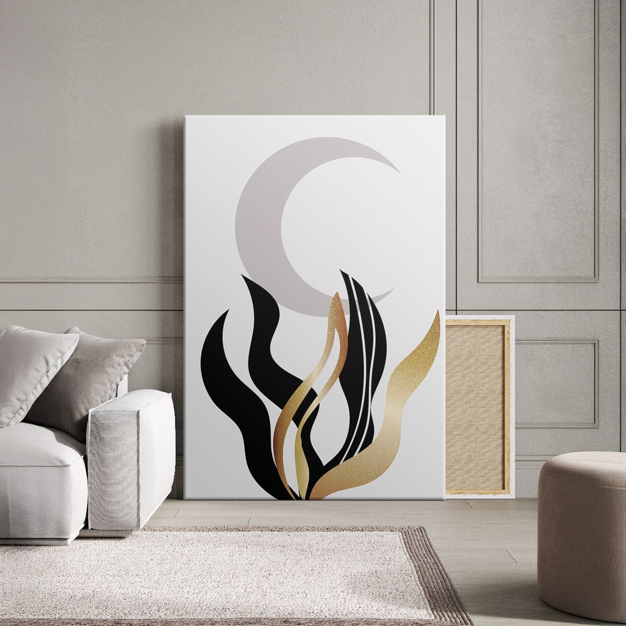 Minimalist Gray Shapes - 3