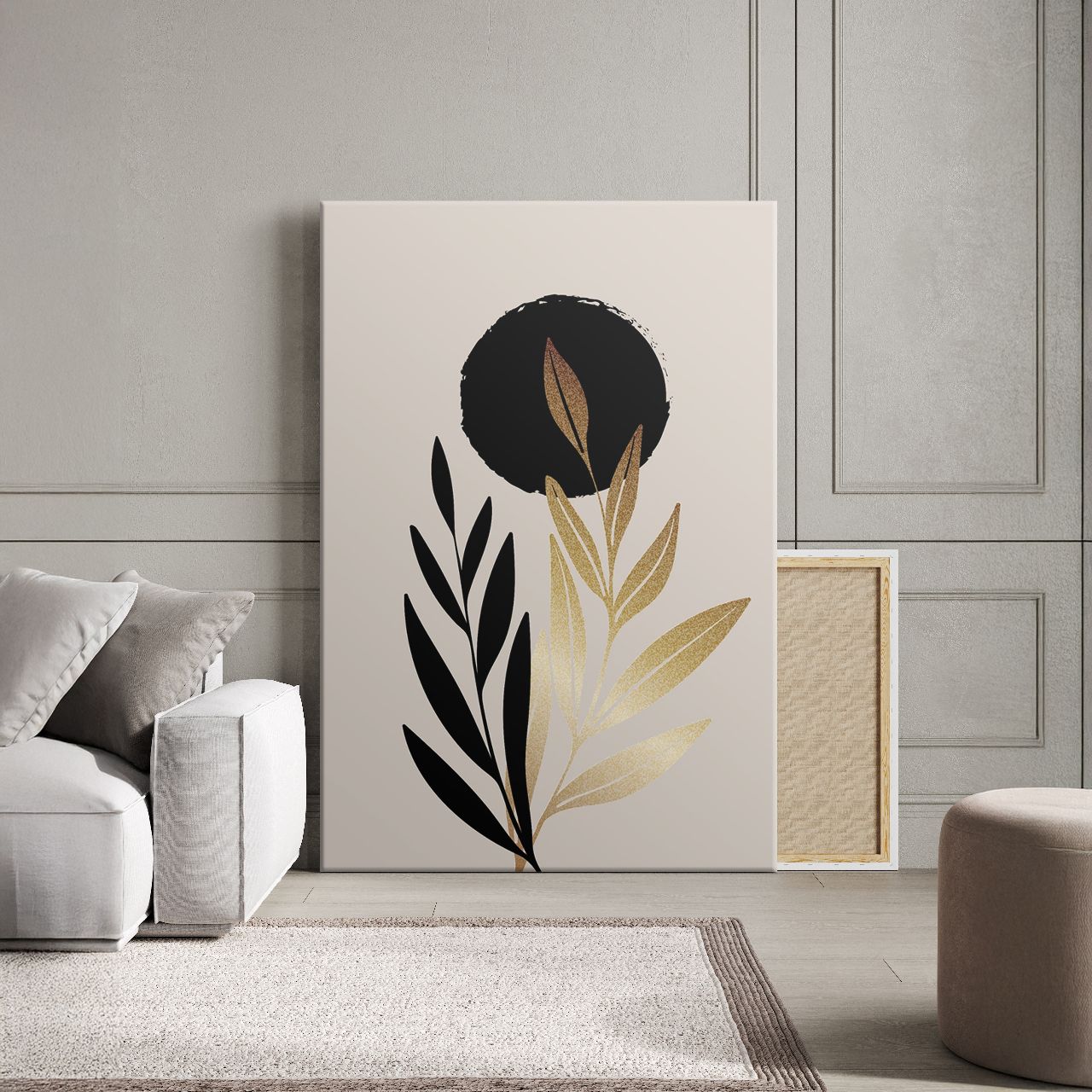 Minimalist Golden Flora - 2