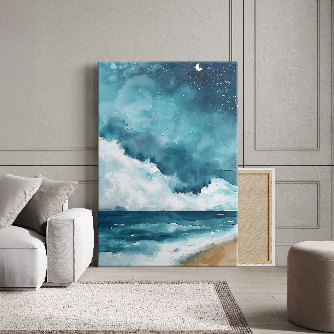 Moonlit Ocean Swell