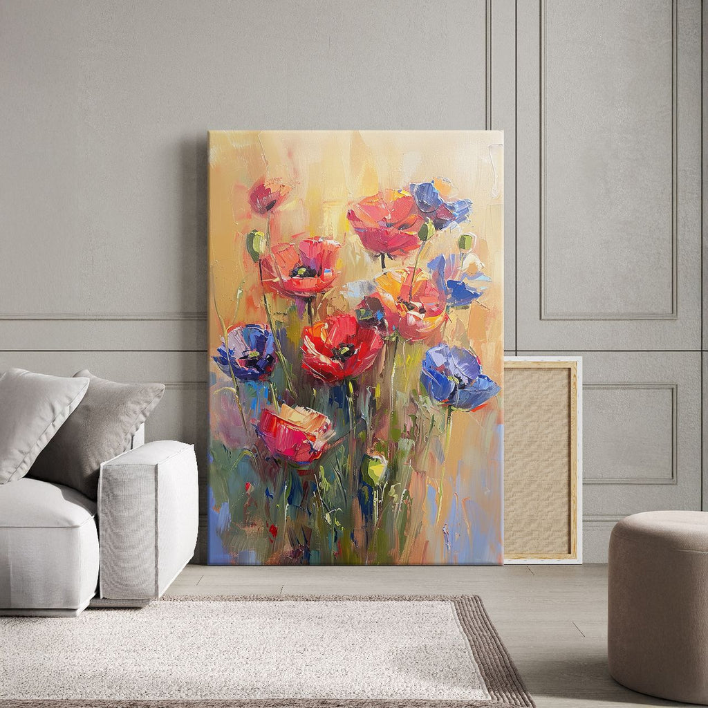Textured Poppy Meadow