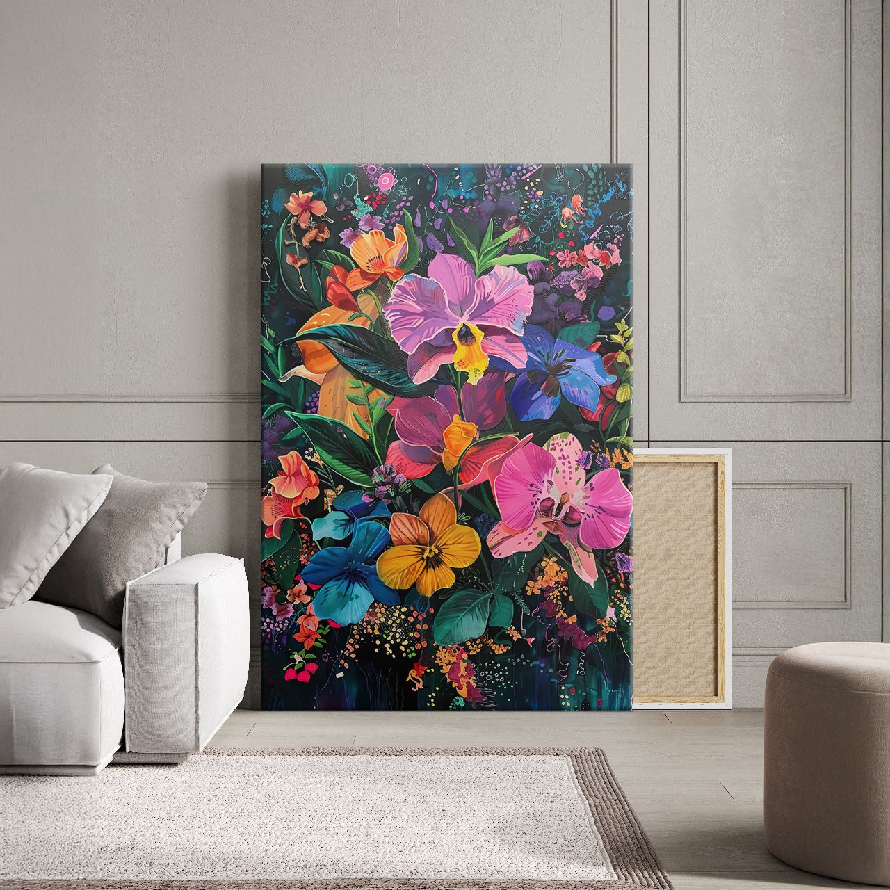 Vibrant Orchid Garden