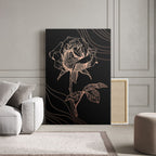 Copper Rose Etching - 1