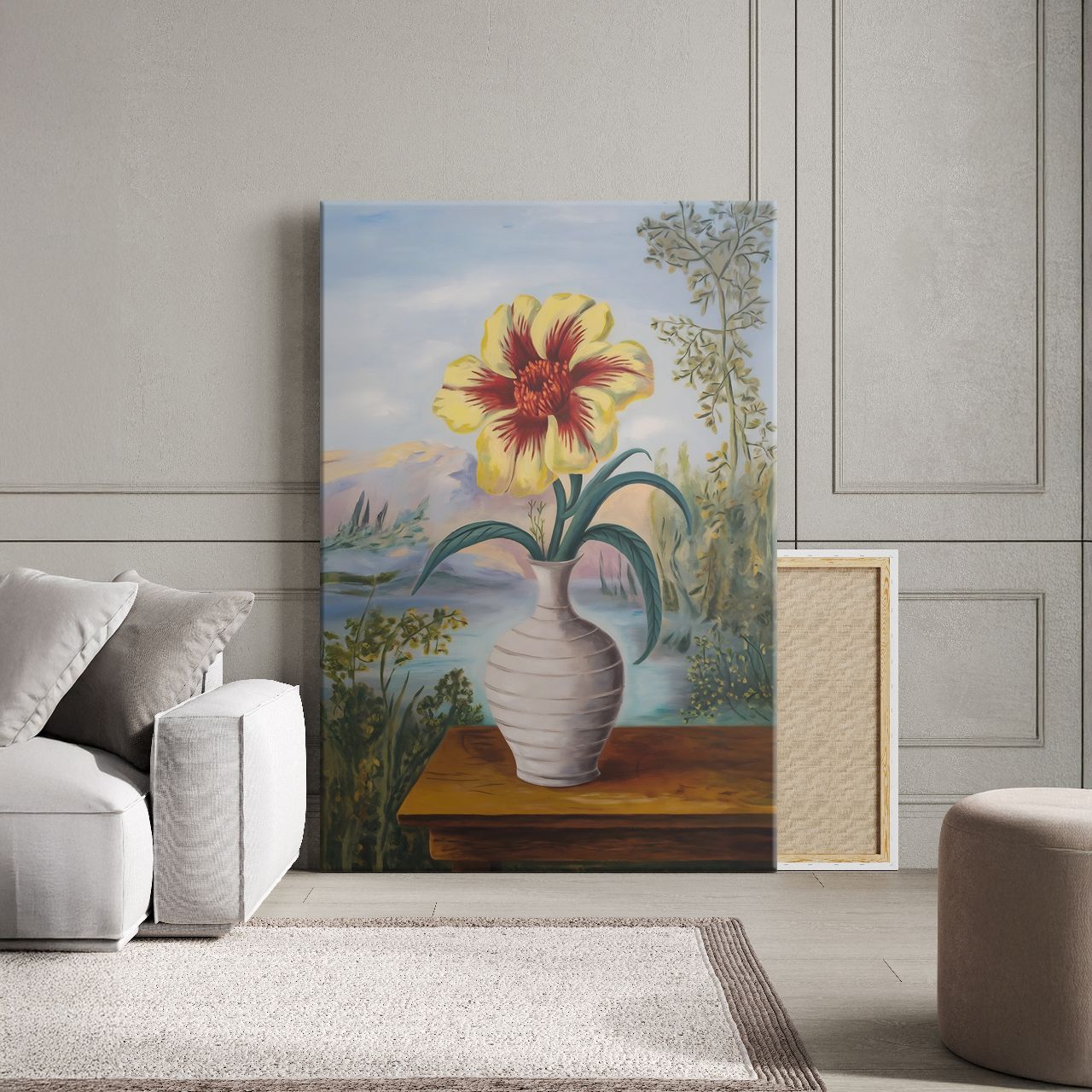 Surreal Floral Landscape