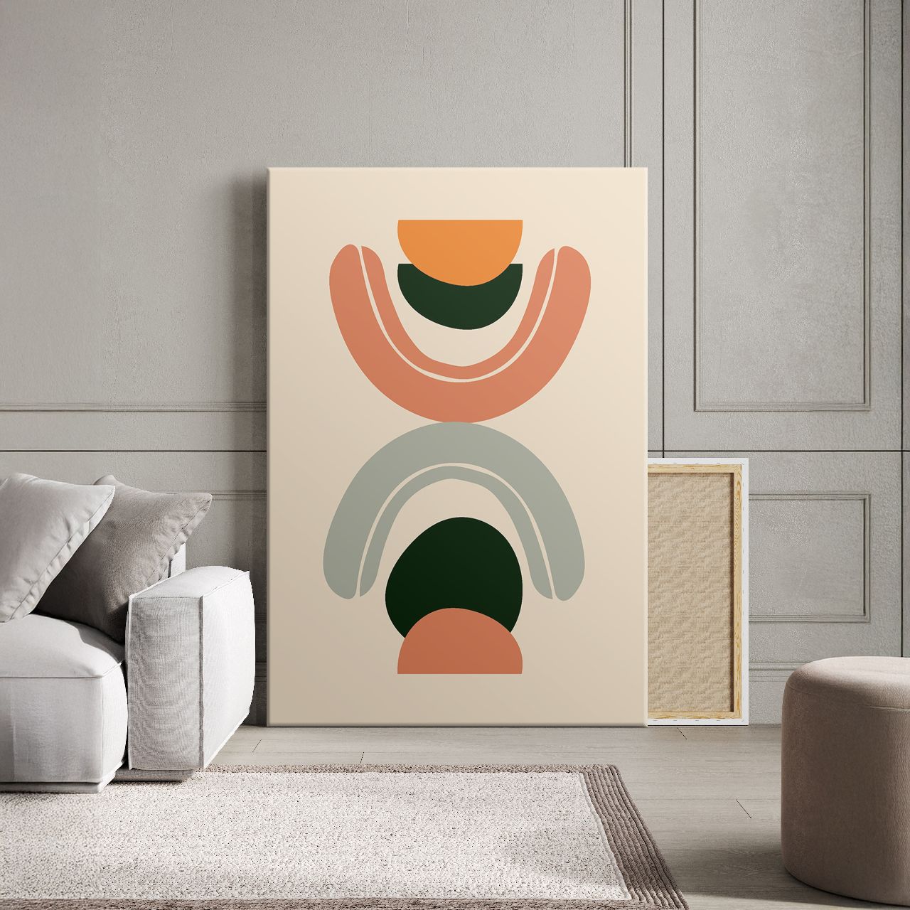 Abstract Boho Arch & Leaf - 3