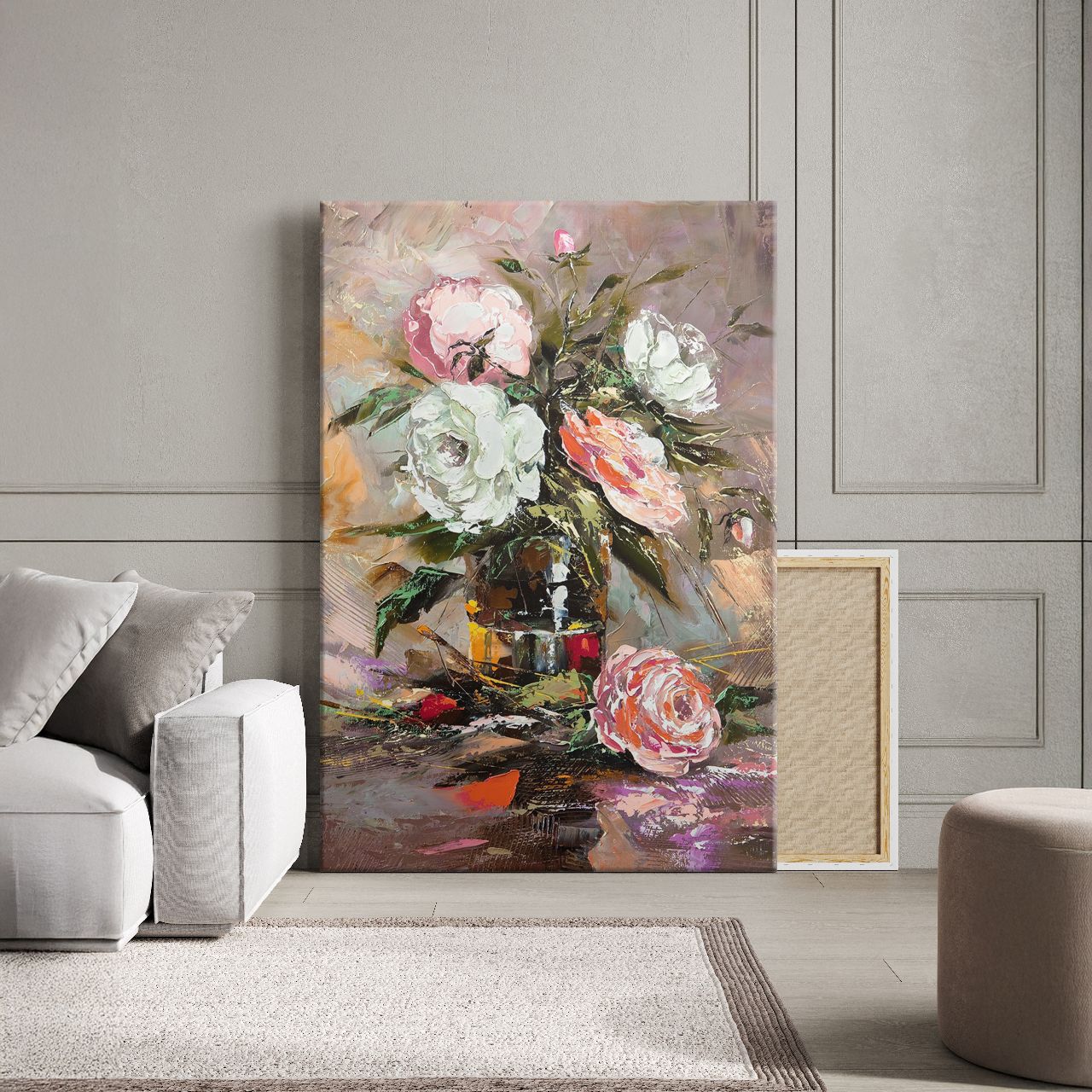 Textured Peony & Rose Bouquet