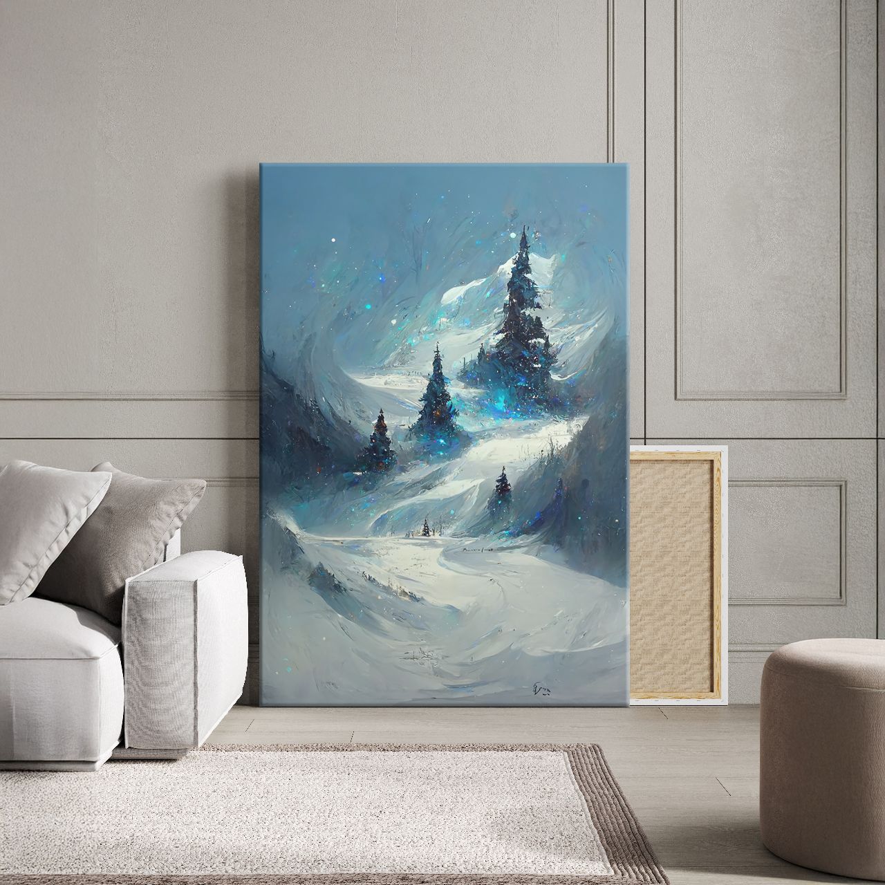 Icy Winter Forest