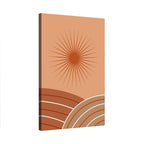 Terracotta Sunburst Abstract - 2