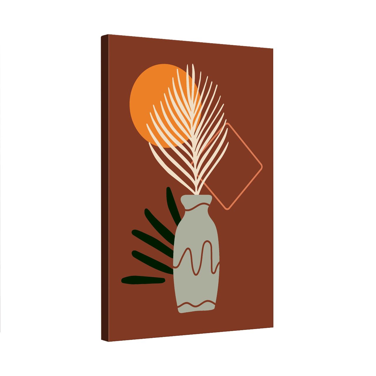 Abstract Boho Arch & Leaf - 2