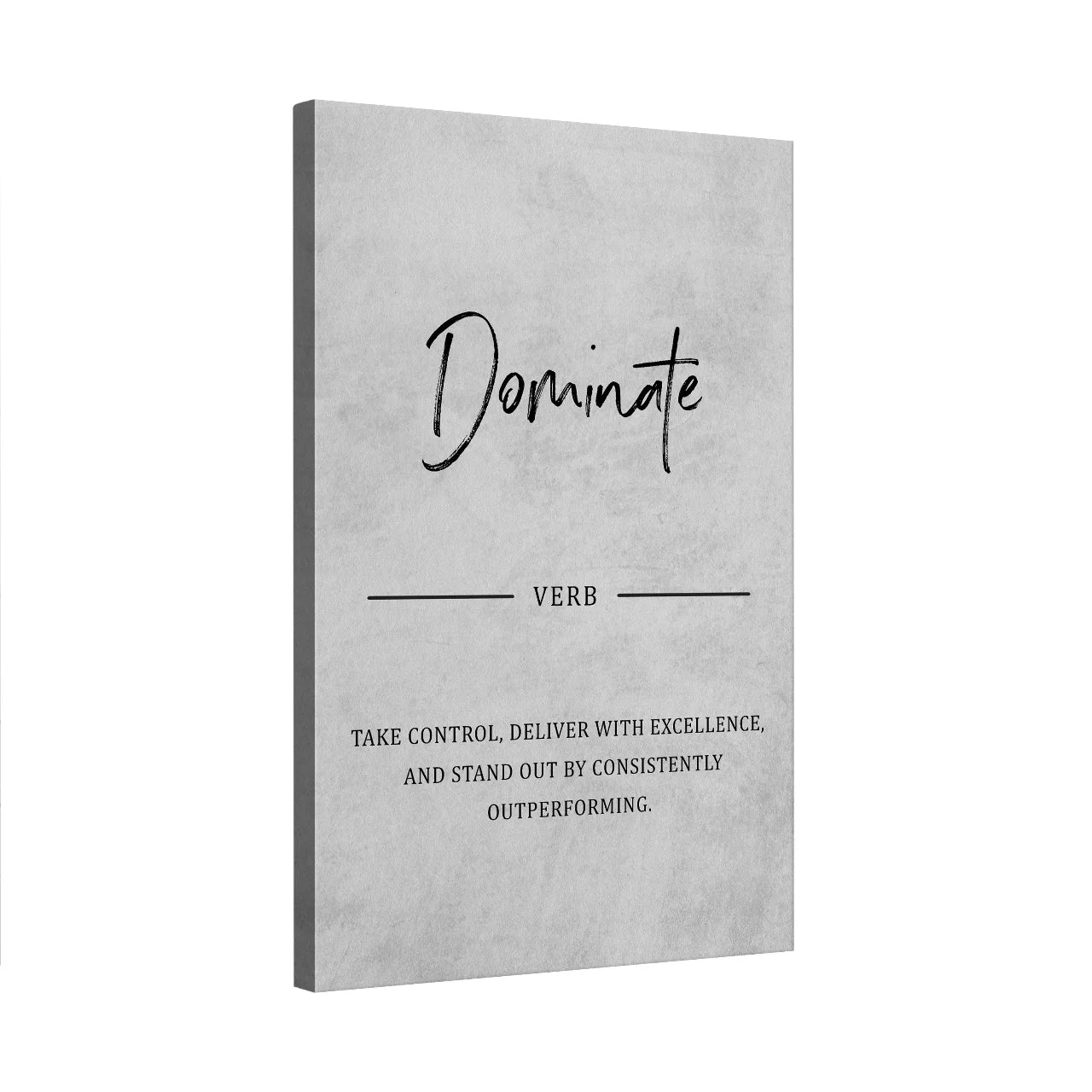 Dominate - Charcoal Black