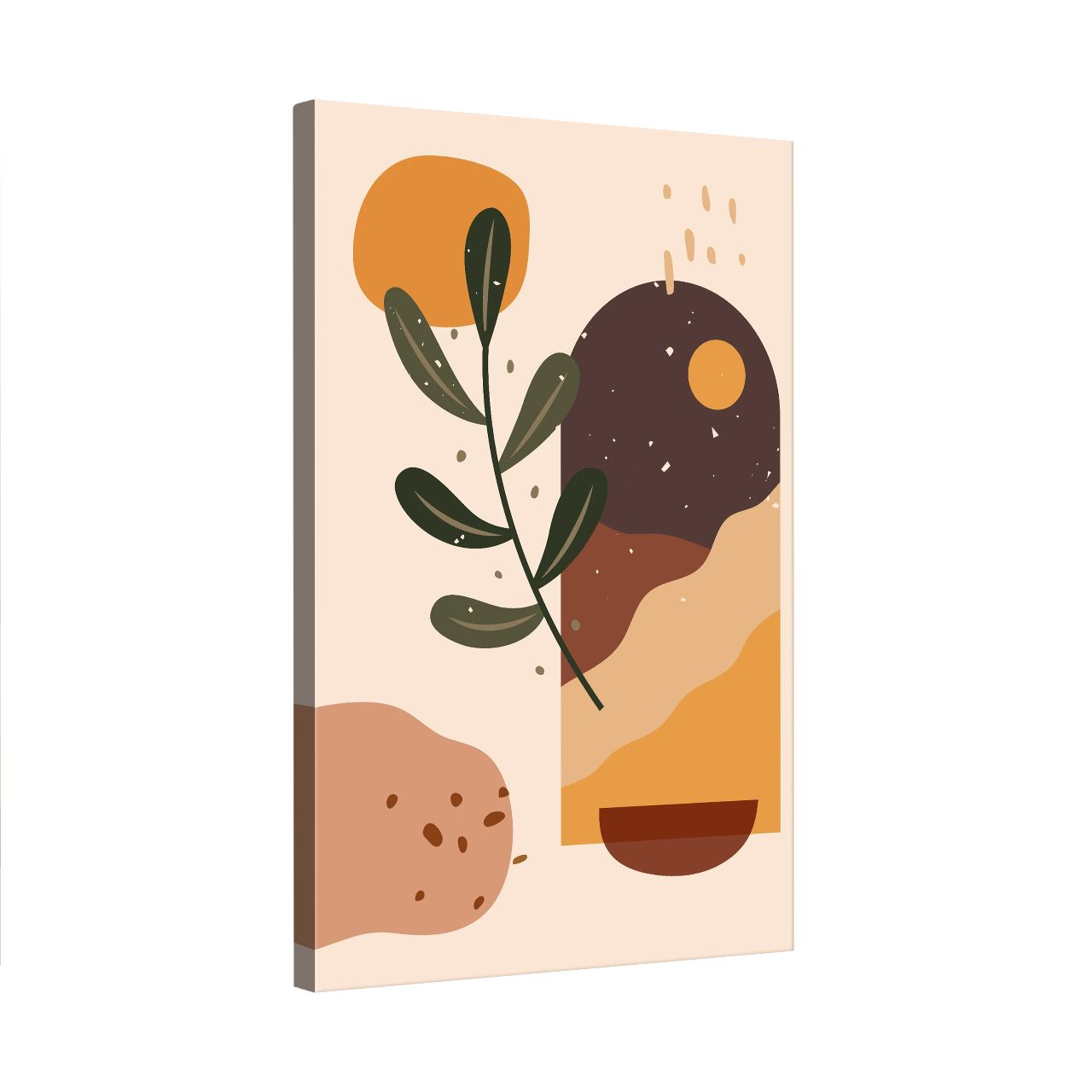 Minimalist Mountain Moon