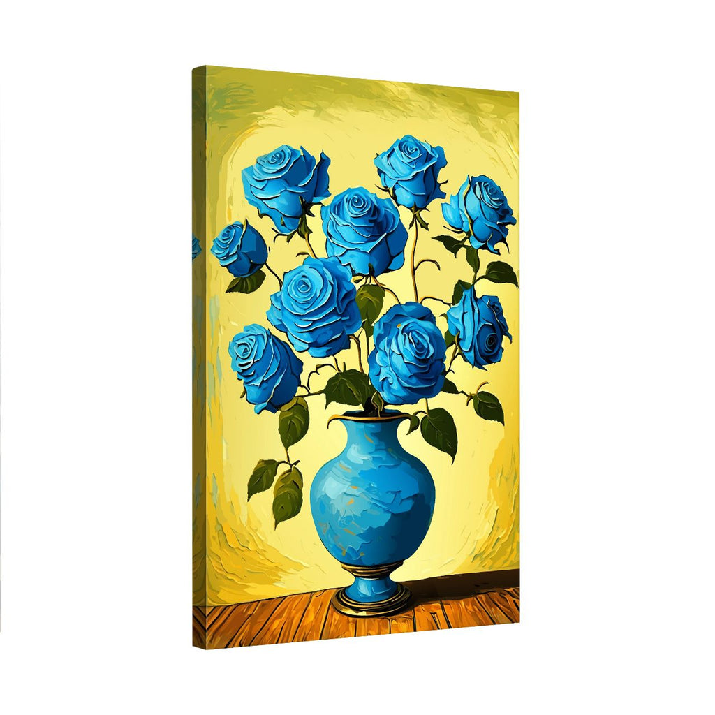 Blue Roses in a Vase