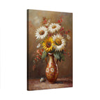 Vintage Sunflower & Daisy Bouquet