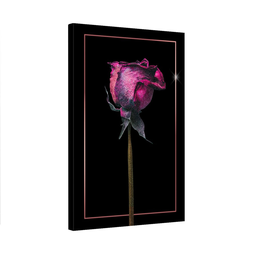 Gilded Pink Rose