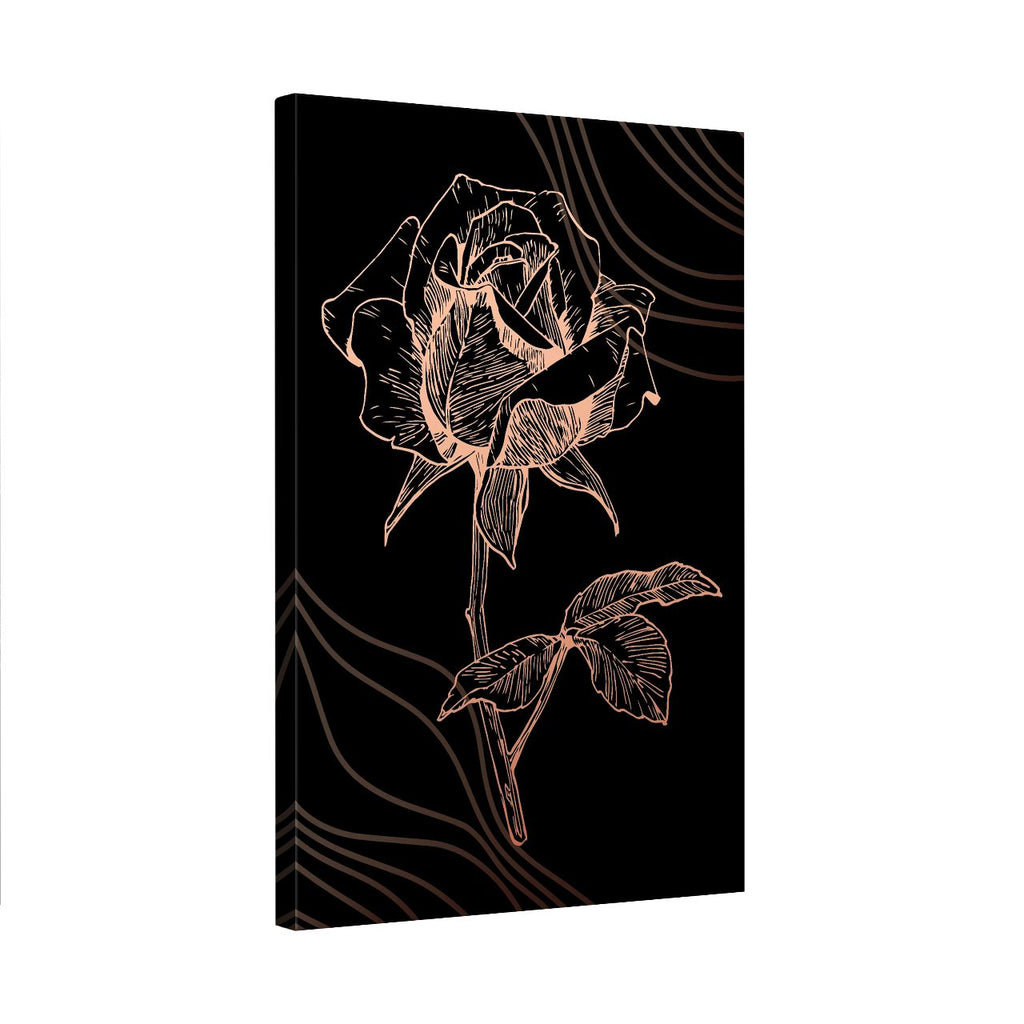 Copper Rose Etching - 1