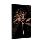 Copper Rose Etching - 2