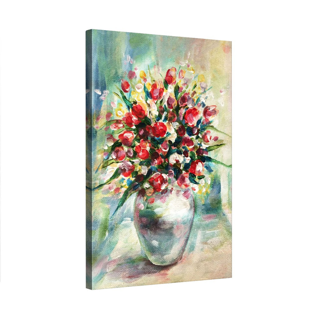 Impressionistic Floral Vase