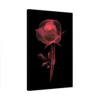 Radiant Wireframe Rose - 3