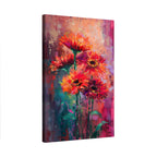 Fiery Daisy Abstraction