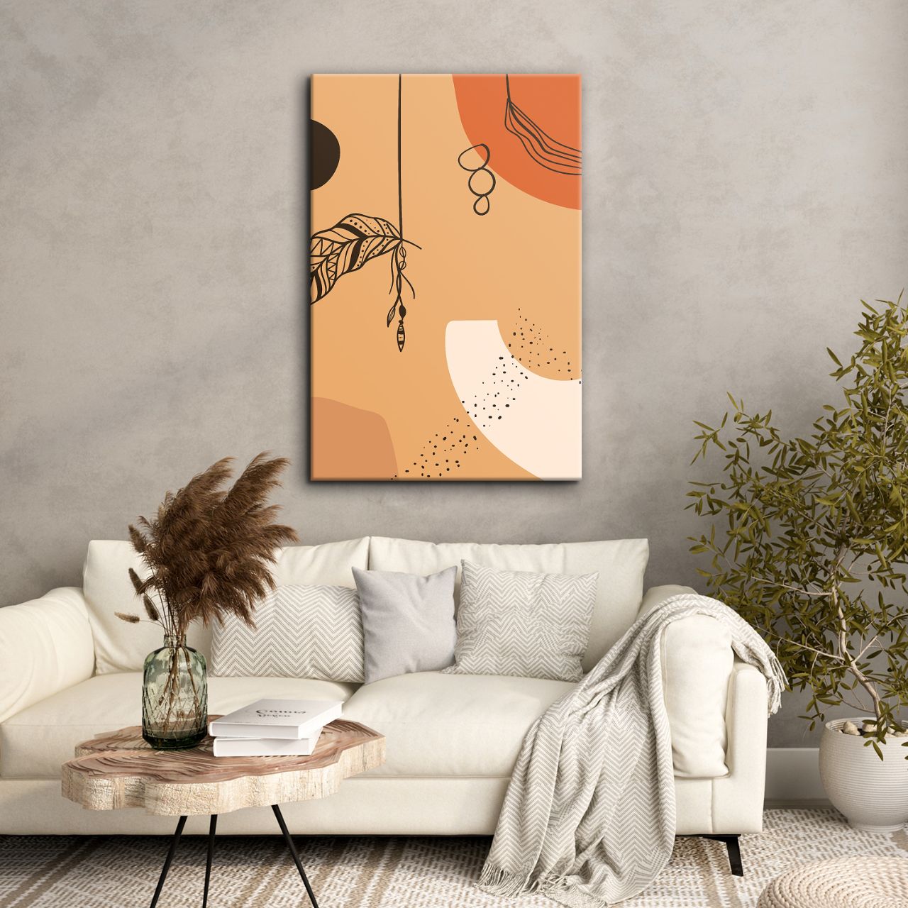 Abstract Boho Terracotta - 3