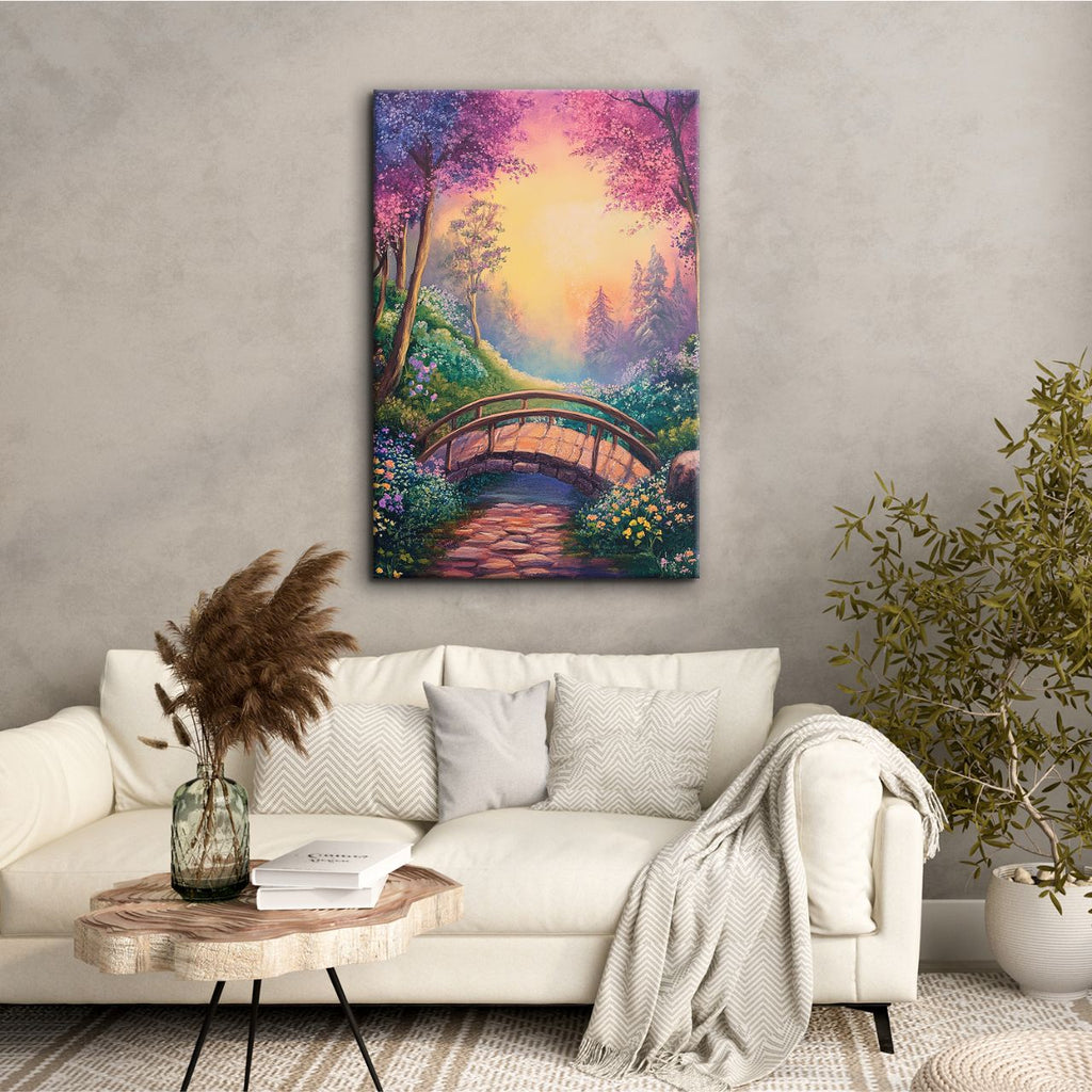 Peaceful Garden Bridge