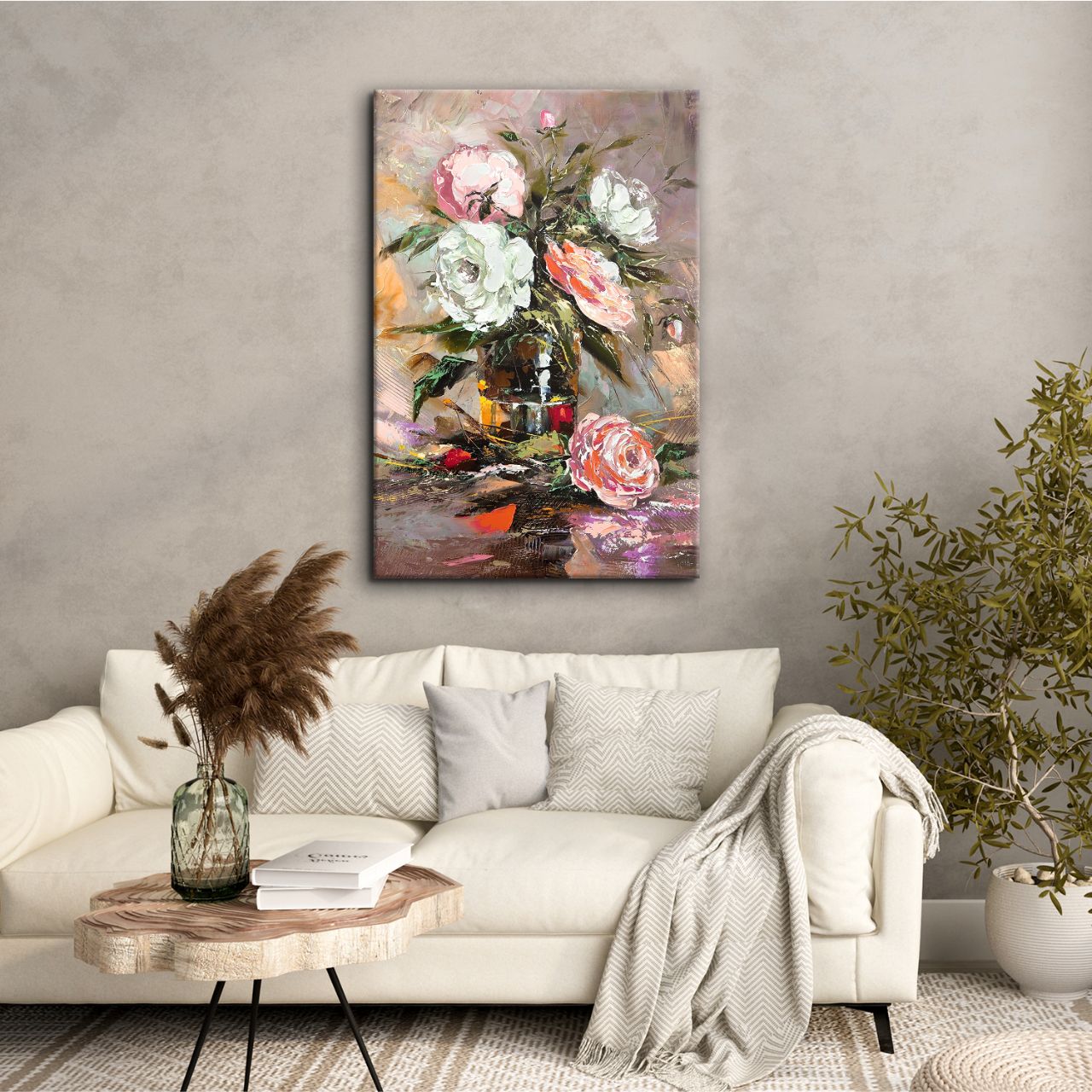 Textured Peony & Rose Bouquet