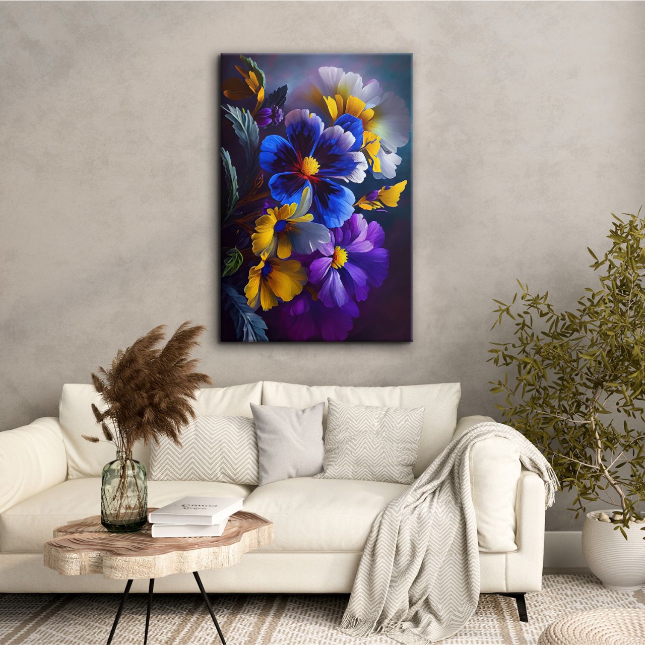 Jewel-Toned Floral Medley