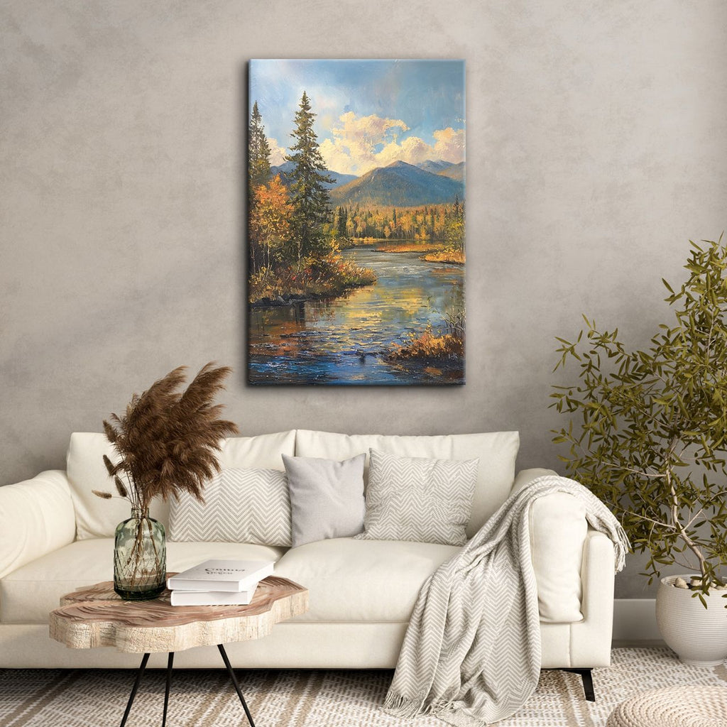 Autumn River Reflection