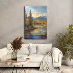 Autumn River Reflection