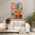 Vibrant Abstract Bloom - 1