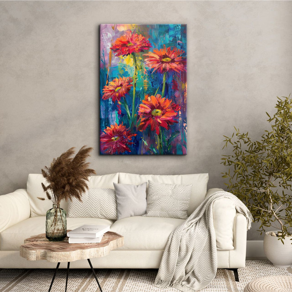 Fiery Gerbera Impression