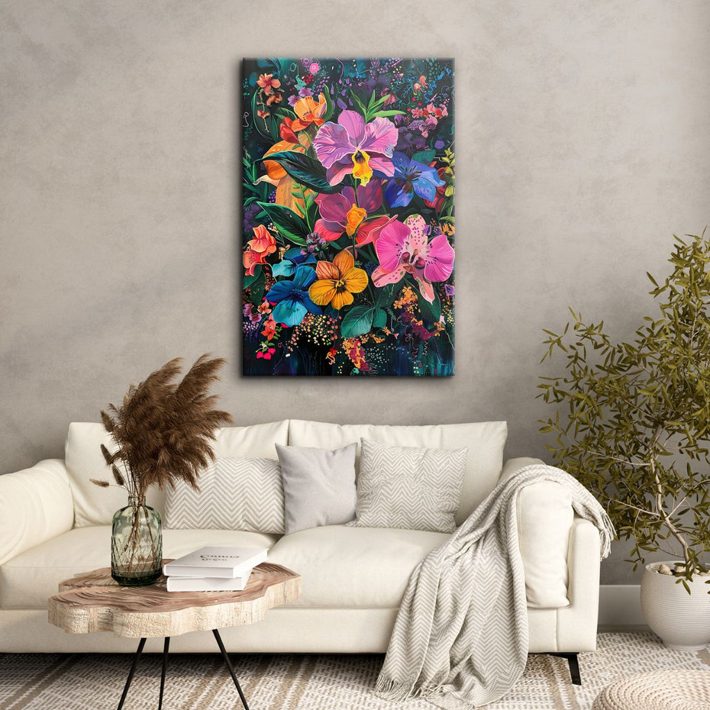 Vibrant Orchid Garden