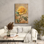 Golden Yellow Rose Elegance