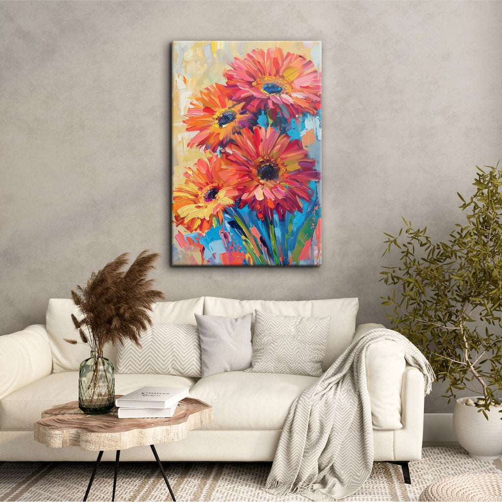 Textured Gerbera Symphony