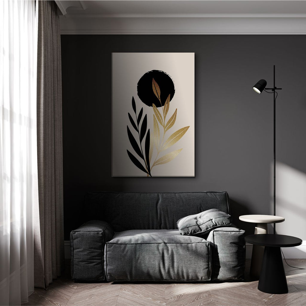 Minimalist Golden Flora - 2