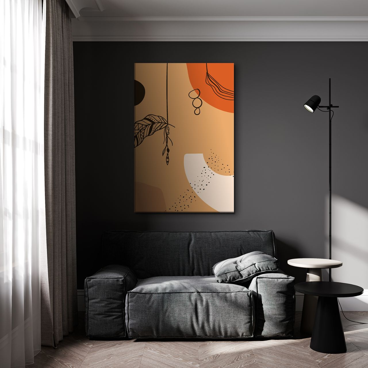 Abstract Boho Terracotta - 3