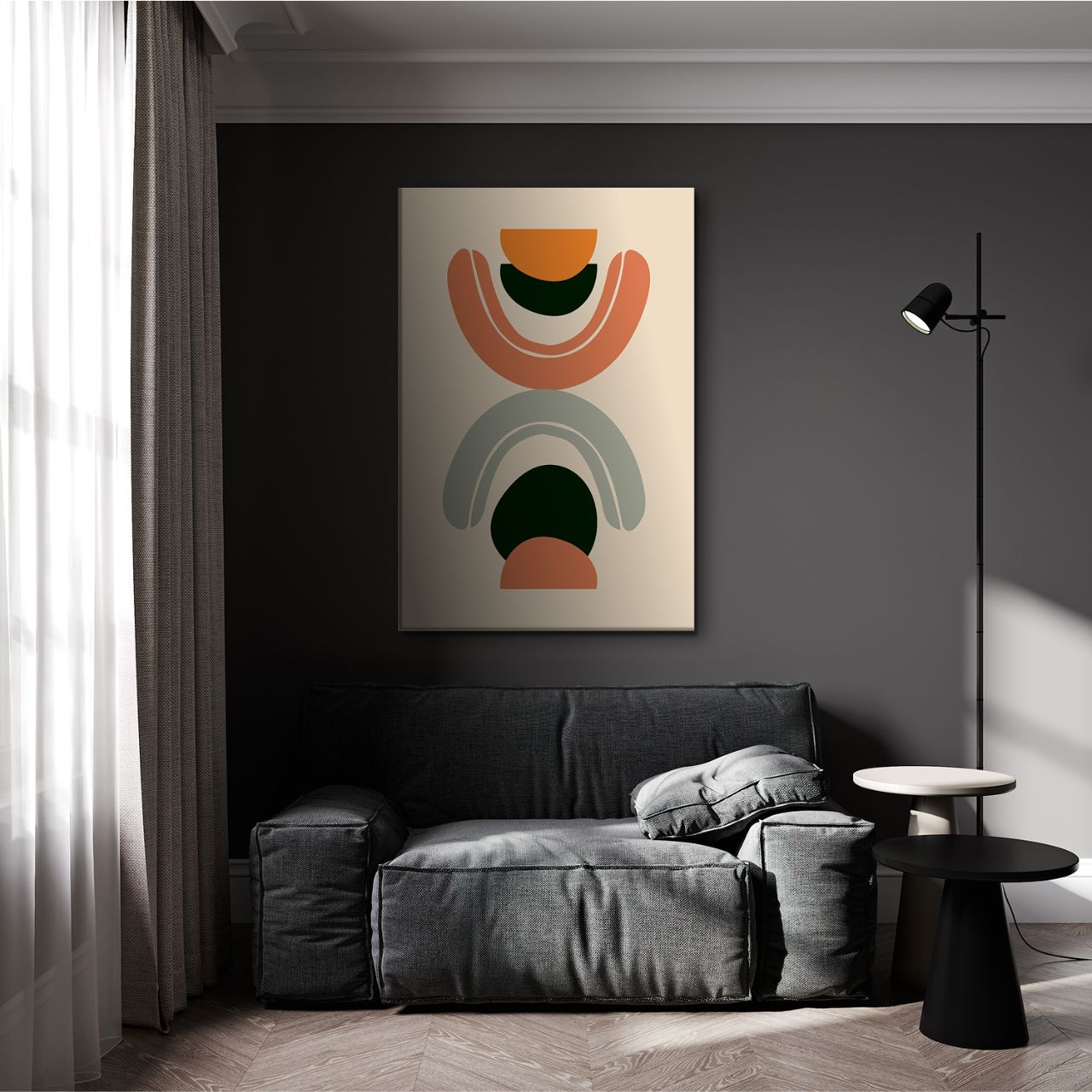 Abstract Boho Arch & Leaf - 3