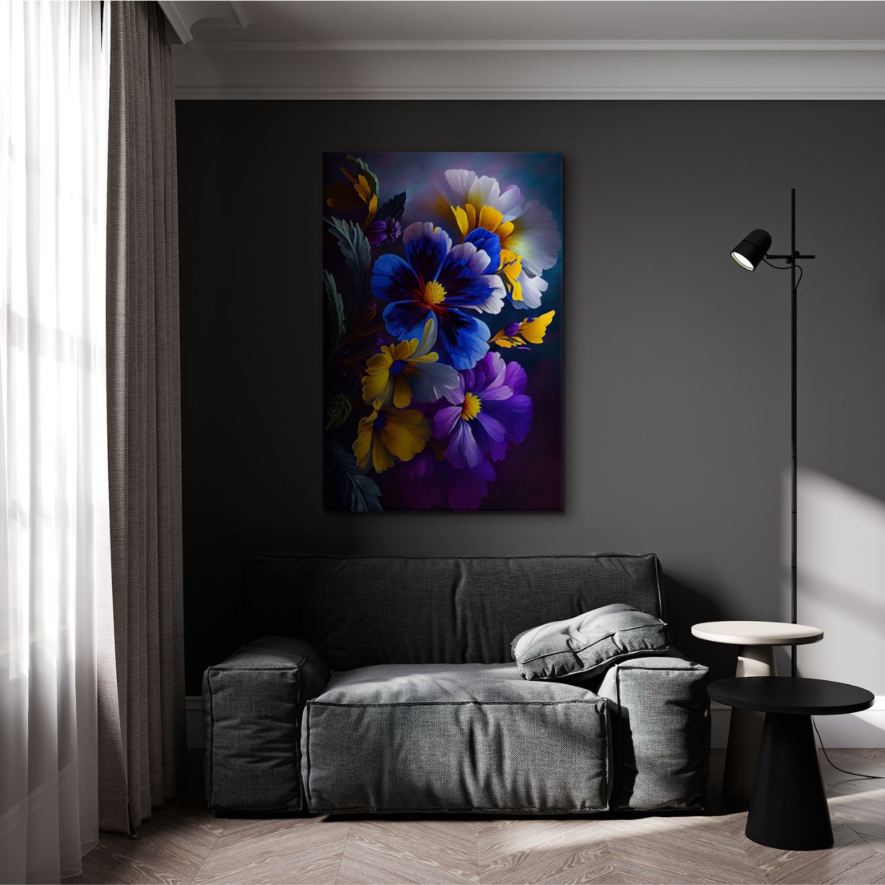 Jewel-Toned Floral Medley