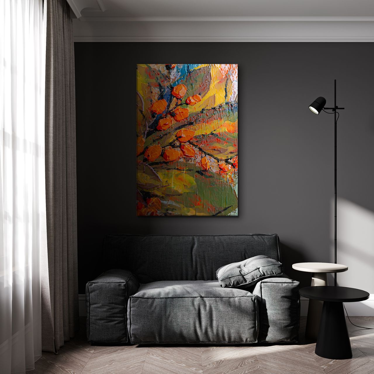 Vibrant Abstract Bloom - 2