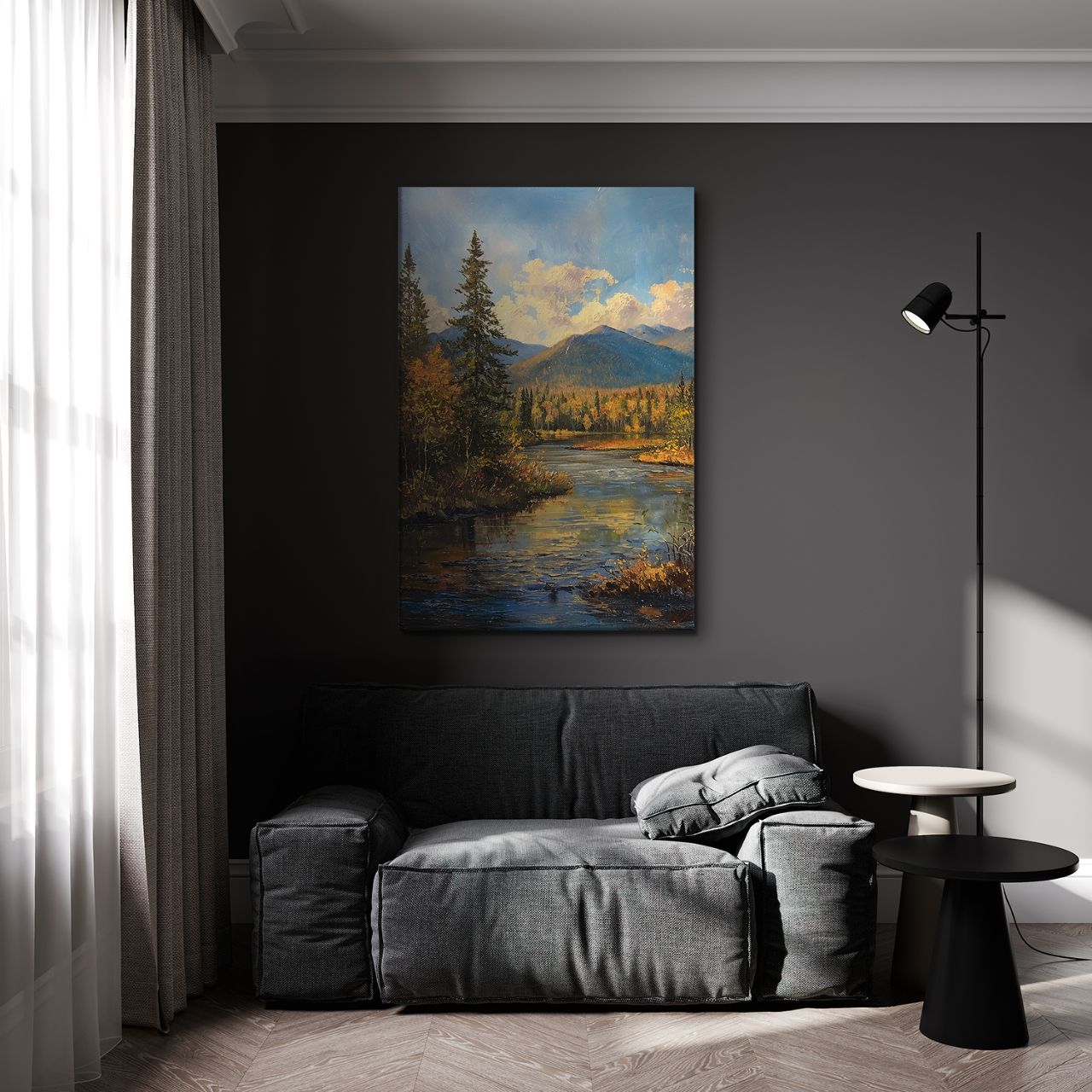 Autumn River Reflection