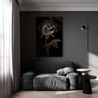 Copper Rose Etching - 1