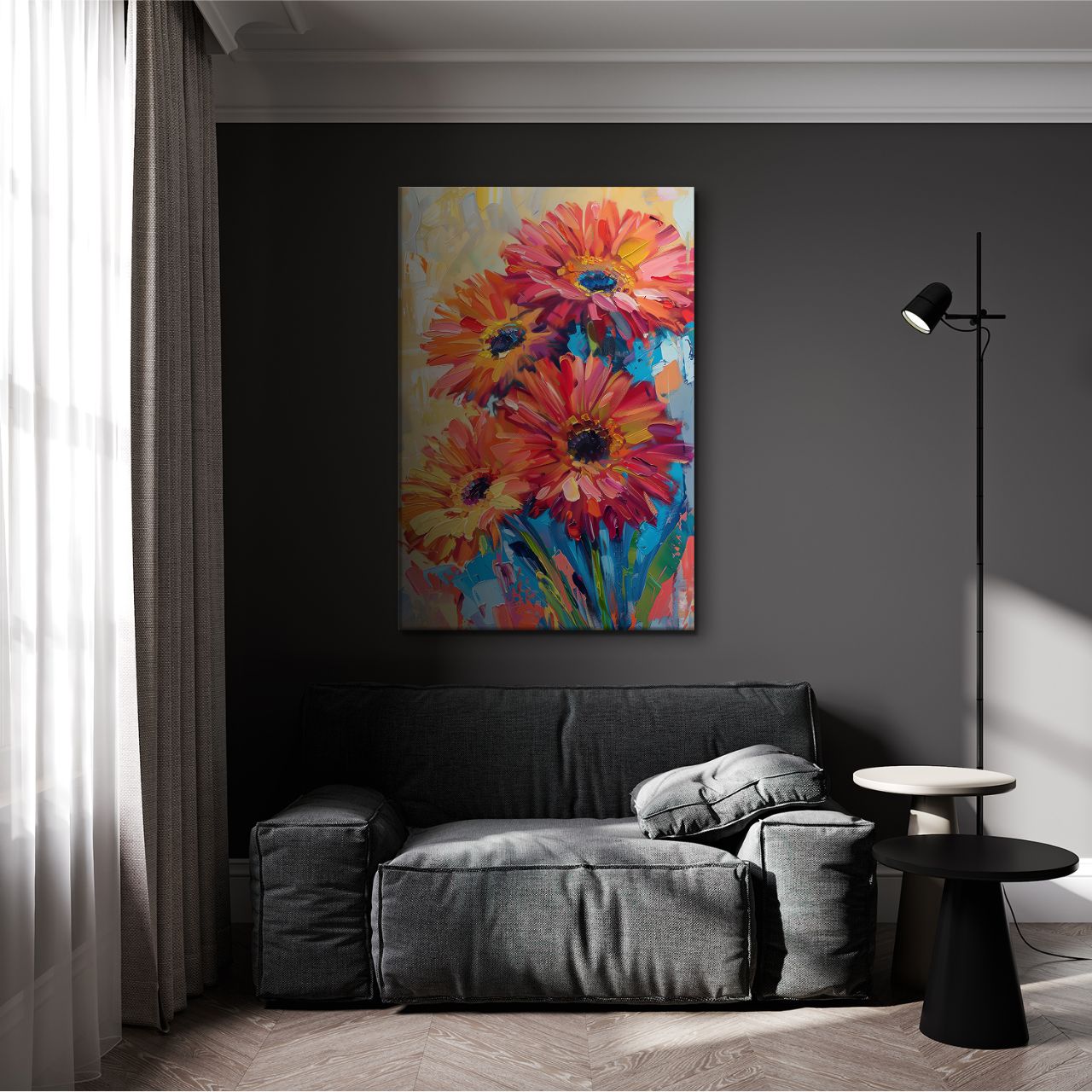 Textured Gerbera Symphony