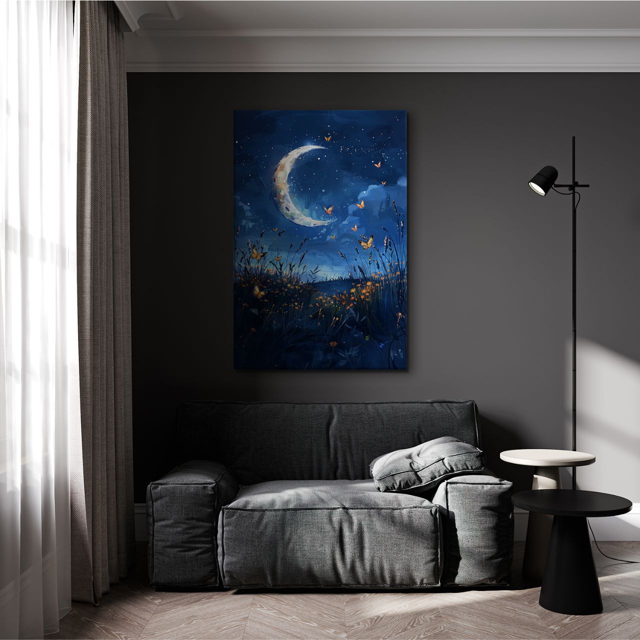 Moonlit Meadow Illustration