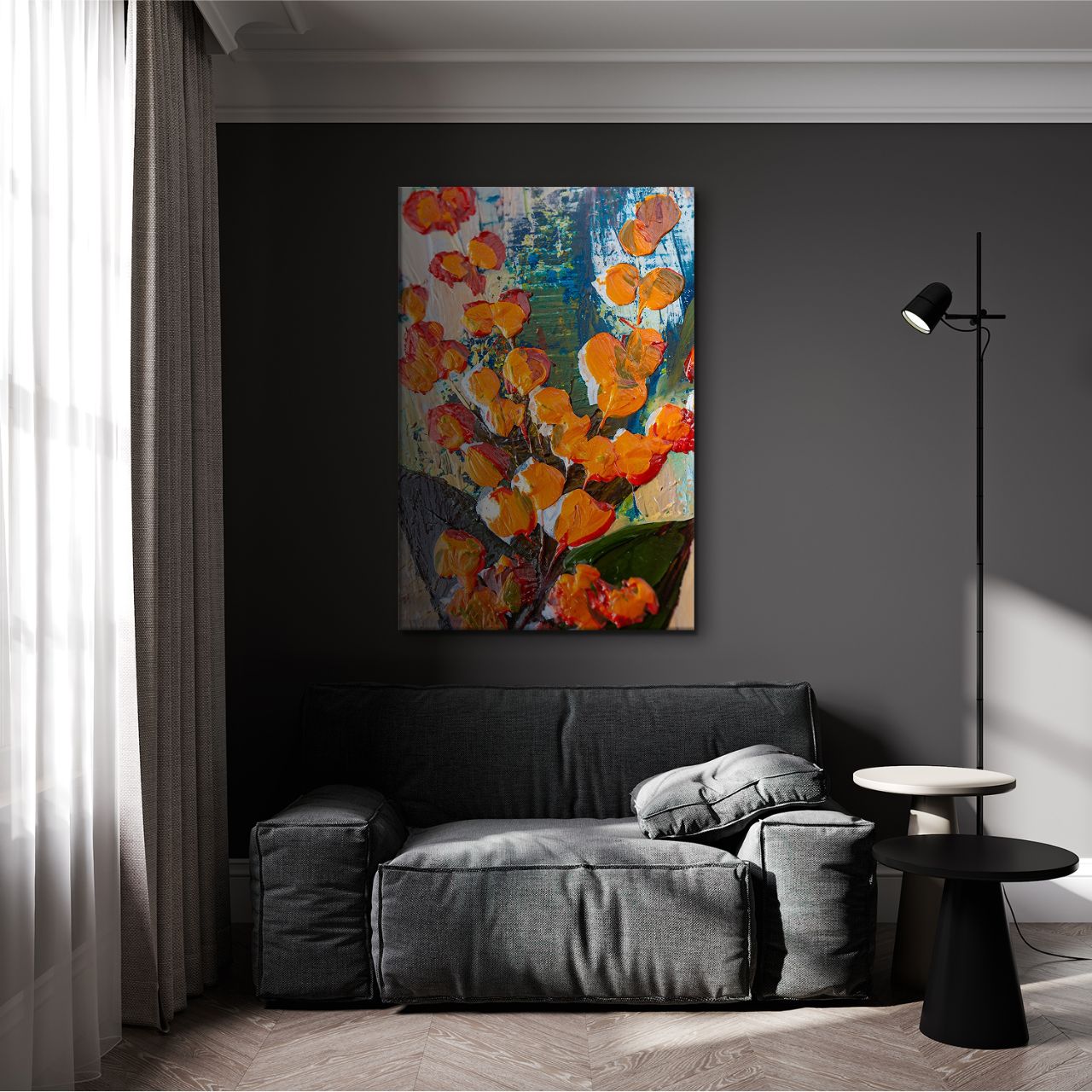 Vibrant Abstract Bloom - 1