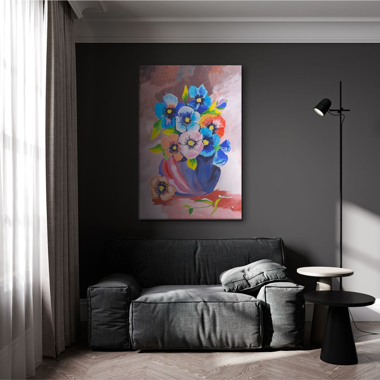 Bold Floral Expression